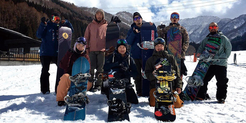 2017 Tour / 這是野澤溫泉滑雪場的旅遊模式。今年雪下得很好，玩得很開心。