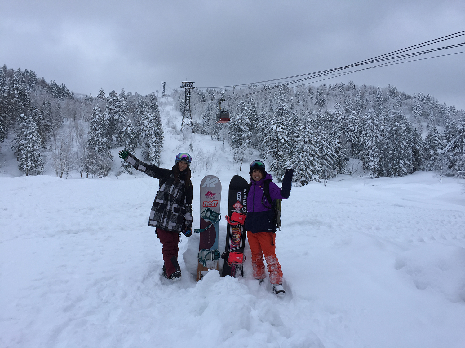 Asahidake is only this one ropeway.I am surprised at the wide range that can be accessed from here