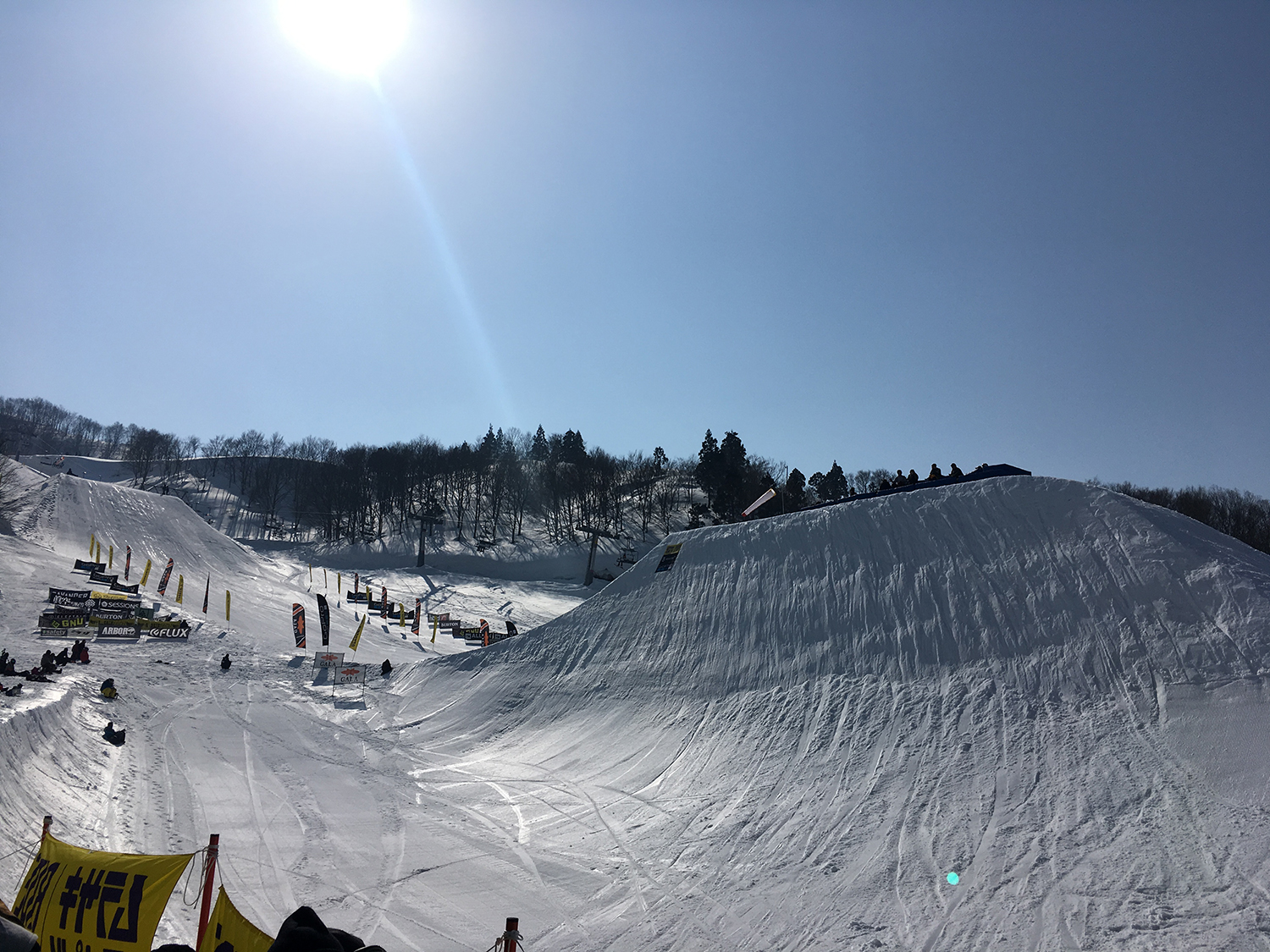 There are two sections, from a 14M kicker to a 20M giant spine.Judges seem to see it with about 2% kicker and 3% spine.The final day of the Super Final was blessed with fine weather and was in good condition.