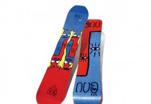 左右非対称でコントロール性アップ。GNUからフォレスト・ベイリーのスペシャルボード