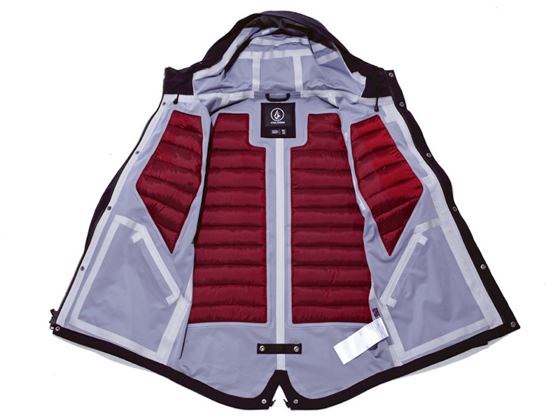 Originally developed down panels are placed on the back and chest for excellent heat retention.