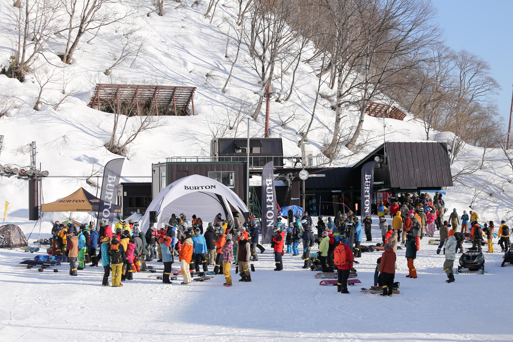 Burton Rider and Seki Onsen Ski Area POWder Day a warm and