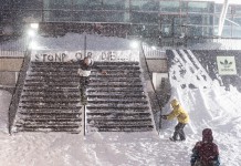 STONPが主催した国内外のトップライダーによるジブセッション「ZETSURIN 2018」