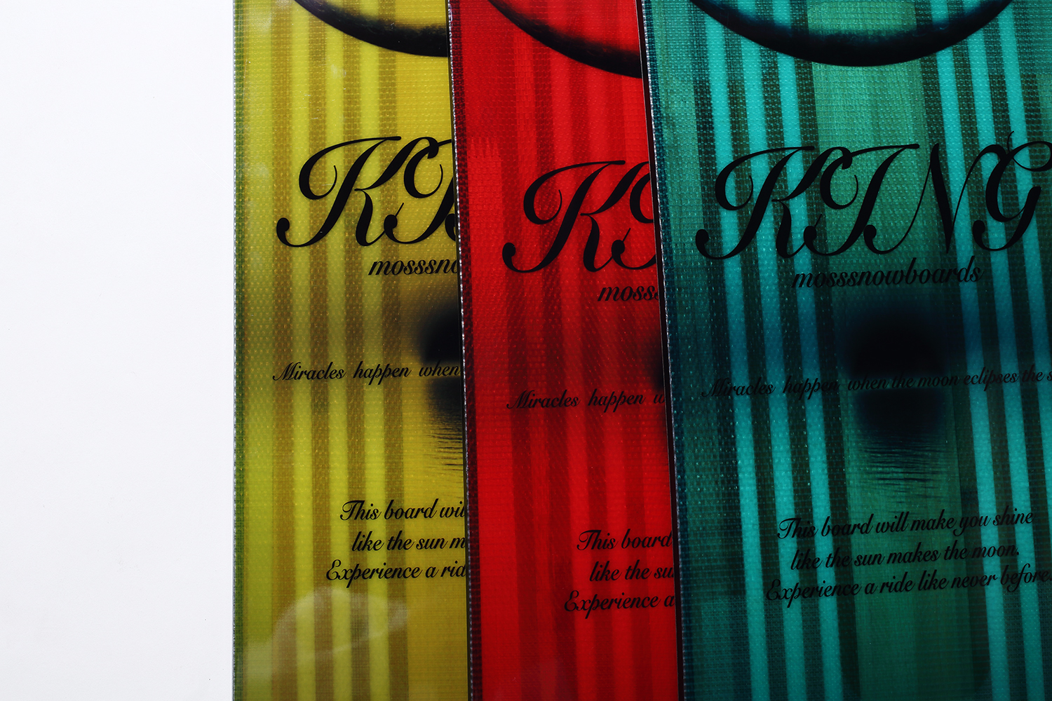 Adopting tint (transparent) color, it is renewed from the image of conventional matte black. RED = KING, CABALLERO = GREEN, CABALLERO FX = YELLOW are distinguished by 3 beautiful colors for each model.