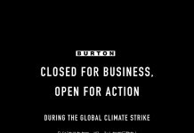 Burtonが『グローバル気候マーチ』に参加