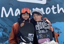 アメリカにやって来たふたりの中学生スノーボーダー。