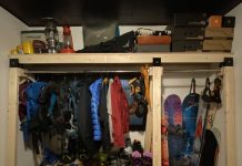 DIYでスノーボード ラックを作りました🛠