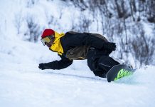 山崎恵太が今期注目の「K2 PARTY PLATTER LTD」で白馬を滑り倒す。そのフィーリングとは?