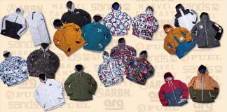 スタイル別スノーボードウェア着こなし術 ARBN / arg / FUEL / SANDS / MARVEL FANTASY