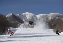 シーズン初めからラストランまで、アルツ磐梯+猫魔スキー場のパークでスキルアップ