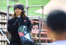 平野歩夢が大技「ダブルコーク1620」を披露! 子供たちに「自分と向き合い信じ続けること」の大切さについて語った。