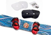 OJK最新作!! 厚さ5mmの軽量プレートが、 スムーズなボードコントロールをアシスト