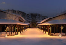 宿一帯が幻想的な光の空間に──『界アルプス』で体験する“雪国がんぎあかり”