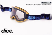 「DICE|GOODMAN」のレンズにフォーカス!② Photochromic / Ultra Light Gray / Light Silver Mirror