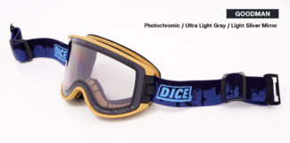 「DICE|GOODMAN」のレンズにフォーカス!② Photochromic / Ultra Light Gray / Light Silver Mirror