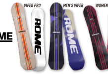 オールマウンテンの中心を担う、新世代ディレクショナルツイン「ROME SNOWBOARDS|VIPERシリーズ」新登場