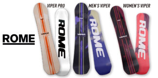 オールマウンテンの中心を担う、新世代ディレクショナルツイン「ROME SNOWBOARDS|VIPERシリーズ」新登場